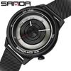 SANDA Новые мужские часы Фотограф Временные серии Модные тенденции Мужские кварцевые часы Классные часы