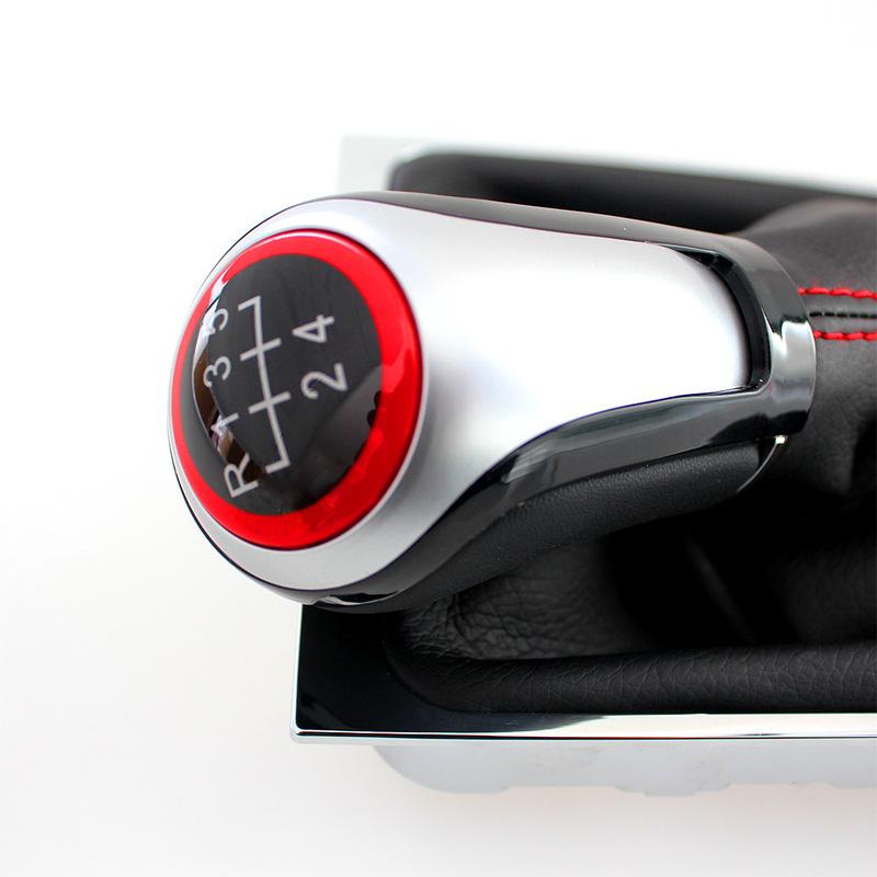 New Gear Shift Knob for VW Passat B6 2005-2010 5 / 6 Speed MT Lever Change Stick with Gaiter Boot Cover