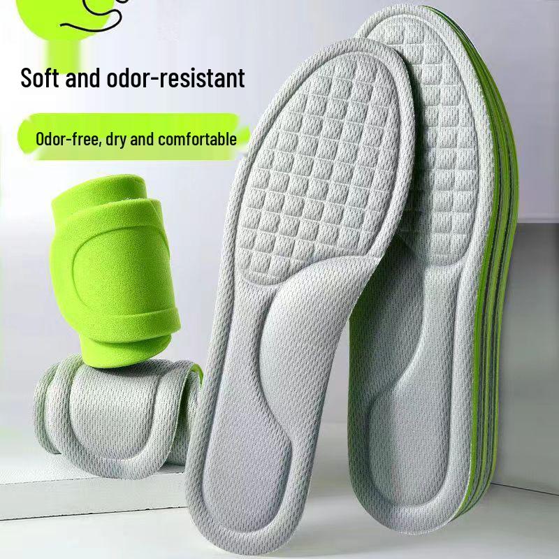 Мужские полынные влагоотводящие, устойчивые к запаху спортивные стельки, тонкие и мягкие для лета, для ношения босиком, для женских военных тренировок