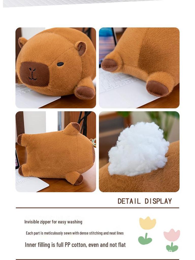 Очаровательная плюшевая игрушка капибара - Идеально подходит для сна, обнимашек или в качестве подарка на день рождения