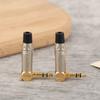 1Pc Right Angle Mini Jack 3.5Mm Stereo Right Angle Male Plug Audio Repair Earphone Soldering Adapter Solder Connector
