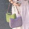 Chain Straw Shoulder Summer Yogodlns Beach Bag For Women Handbag Rattan Hobo Bag Causal Woven Basket Underarm Bag Female Clutch Purse