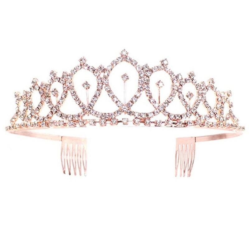 Birthday Tiara and Crown for Women Birthday Sash for Girls Birthday Decorations Rhinestones Headband Hair Accessories