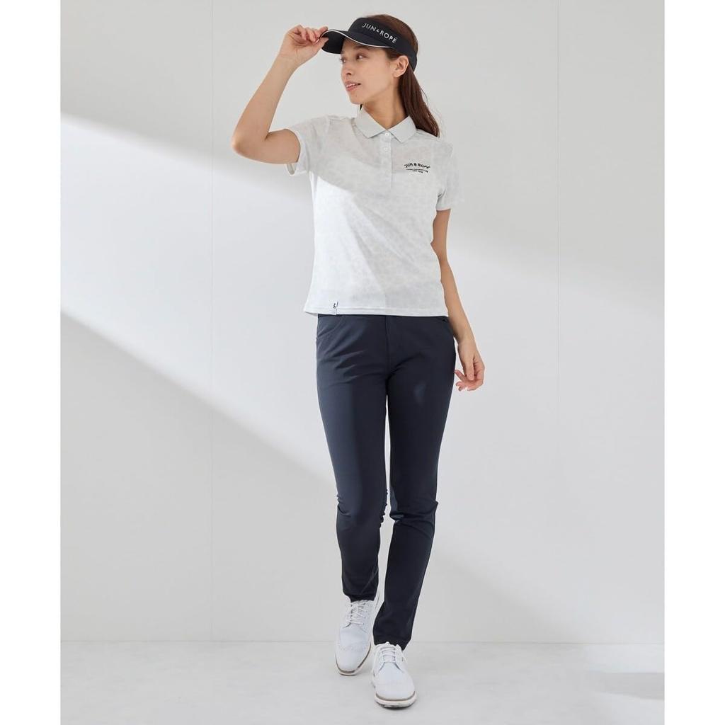 Брюки для гольфа Body Shell Skinny Pants Navy [June Andrope] [Защита от ультрафиолета] [Водоотталкивающие] [Прозрачные] [Эластичные] Женские (40)