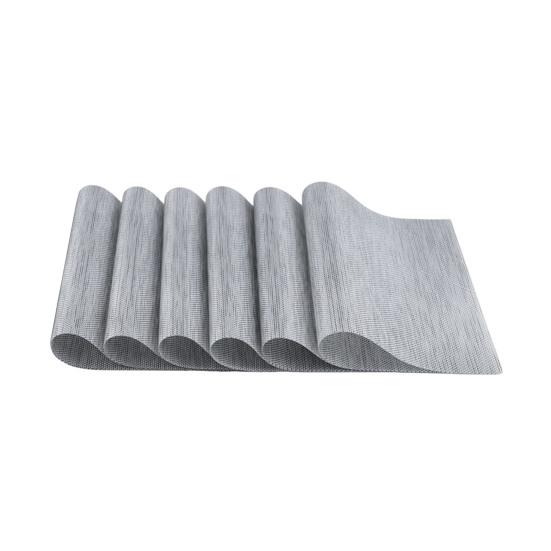 Yousheng 6 шт. набор подставок под столовые приборы ПВХ тканые нескользящие коврики для стола моющиеся термостойкие коврики под столовые приборы для использования в помещении и на открытом воздухе для ресторанного стола