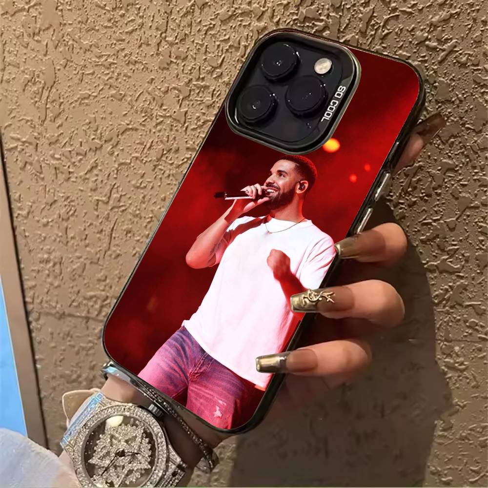 rapper-Drake Phone Case For IPhone17 16 11 12 13 14 15 16 Pro Max Plus Cover Colored Silver Funda Bumber