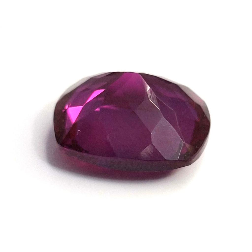Stunning Natural Rhodolite Garnet 12-14 Ct Cushion Cut Certified Loose Gemstone