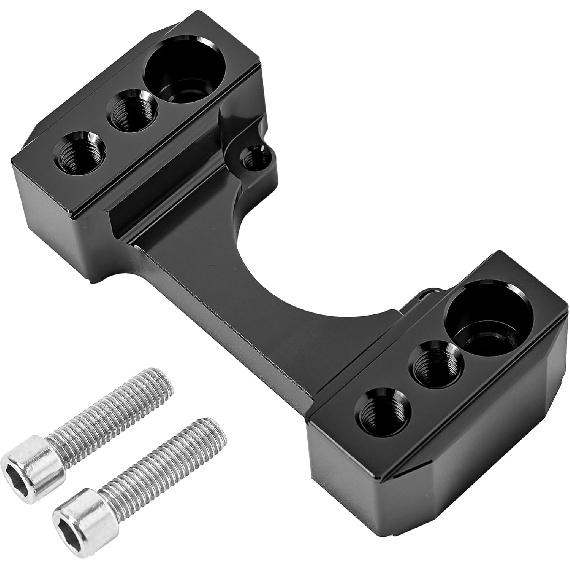 Black Handlebar Riser Mount Clamp Kit Compatible with KTM 790/890 Adventure 2019-2023,790/890 Adventure R/S 2021 2022 2023,Husqvarna Norden 901 2022