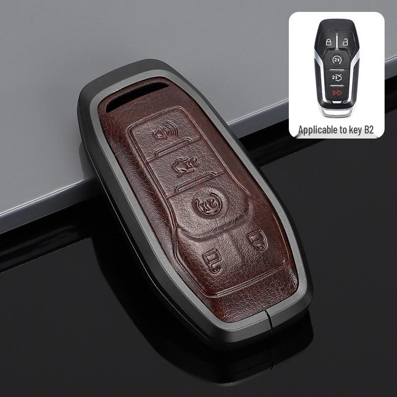 Metal Protective Key Shell for 2015-2017 Ford Mustang - Unisex Design