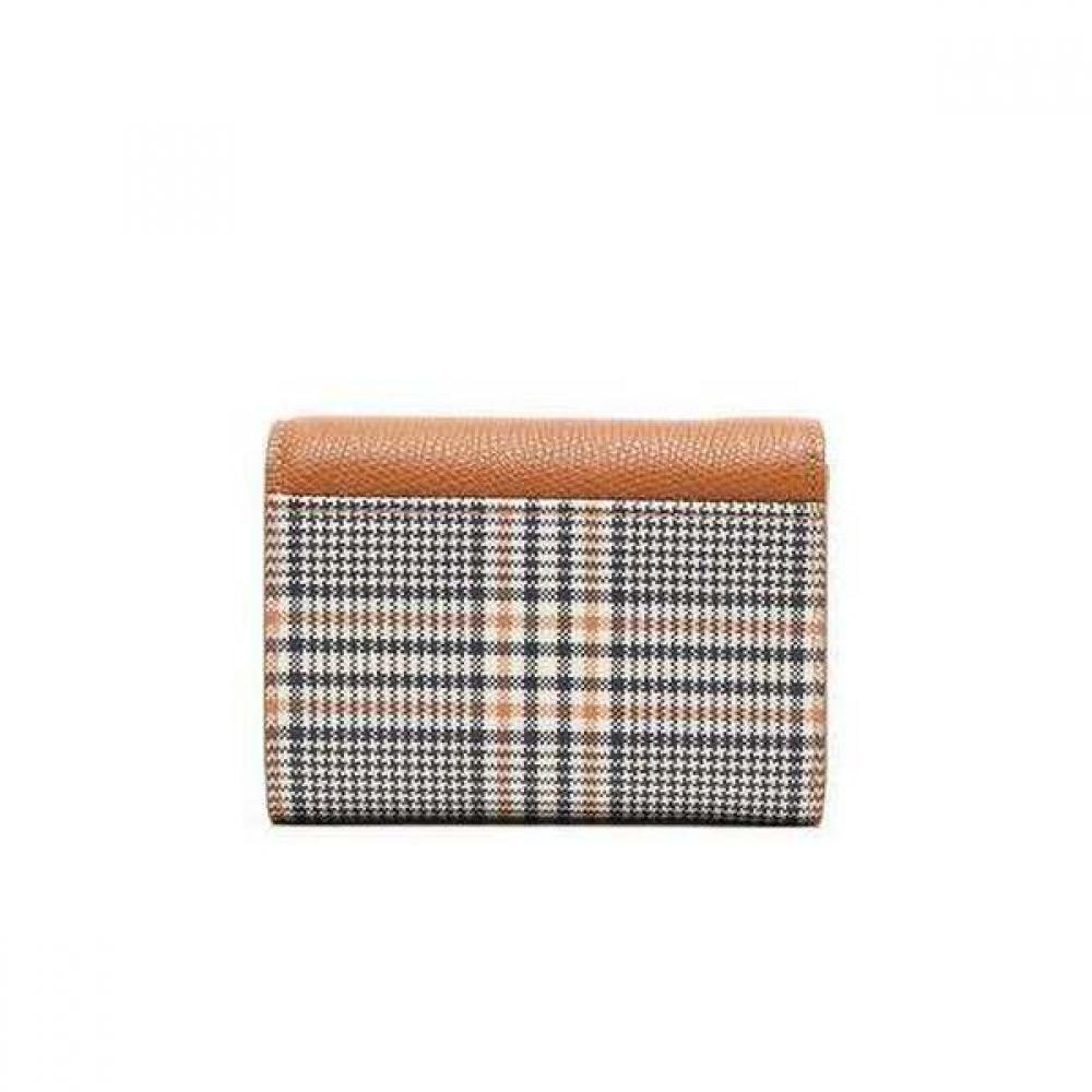 Daks Brown Check Color Block Wallet Dcwa0e624