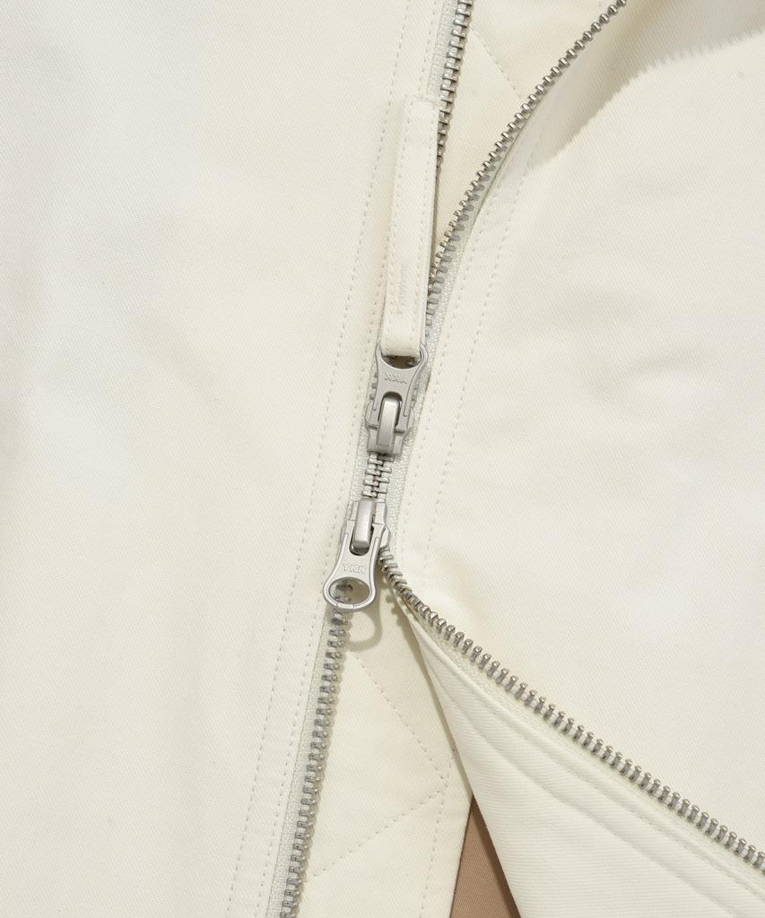 Covernat Cotton Harrington Blouson Ivory