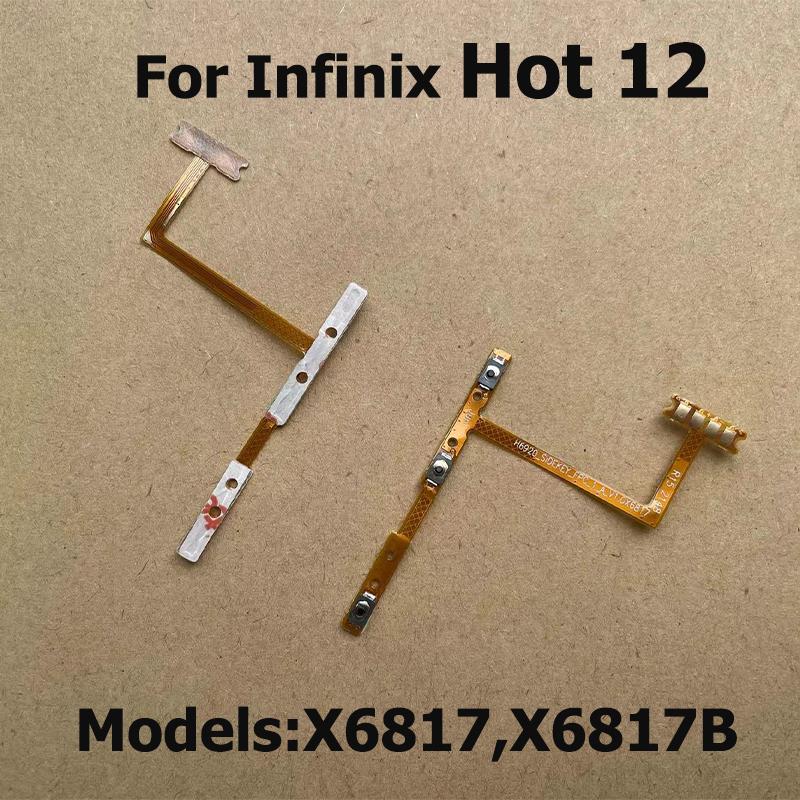 Новый для Infinix Hot 12 Play Кнопка включения/выключения Громкости Разъем Шлейф Hot 12i 12 Pro X6816 X665B X665 X6817