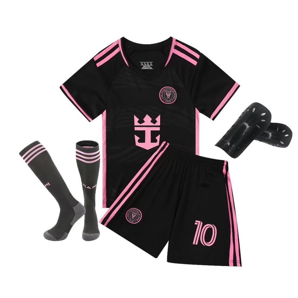 23-24 Miami Away No. 10 Club Autumn Clothes Football Jersey Children'S Adult Jersey Size 14-2Xl