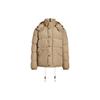 Polo Solid Color Single Breasted Pocket Long Sleeve Down Jacket Men Outerwear Brown MNPOOTW16021230-250