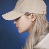 Rose Gold Double Link Overfit Ball Cap Beige