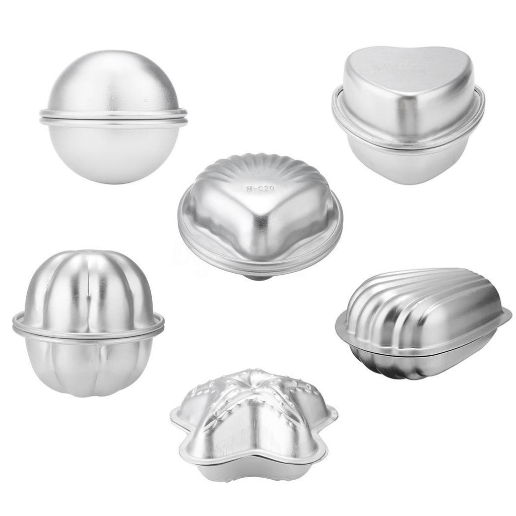 12 шт. новая алюминиевая металлическая форма для бомбы для ванны, форма для DIY Fizzles, домашнее ремесло