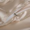 Luxury Mulberry Silk Duvet Cover Set High End Satin Solid Color Quilt Cover and Pillowcases Soft Silky King Size Comforter Cover