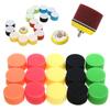 16Pcs/Set Car Polishing Pad 2 Inch 50mm Polishing Circle Buffing Waxing Pad Tool Polishings Disc Kit Car Polisher Cleaning Tools