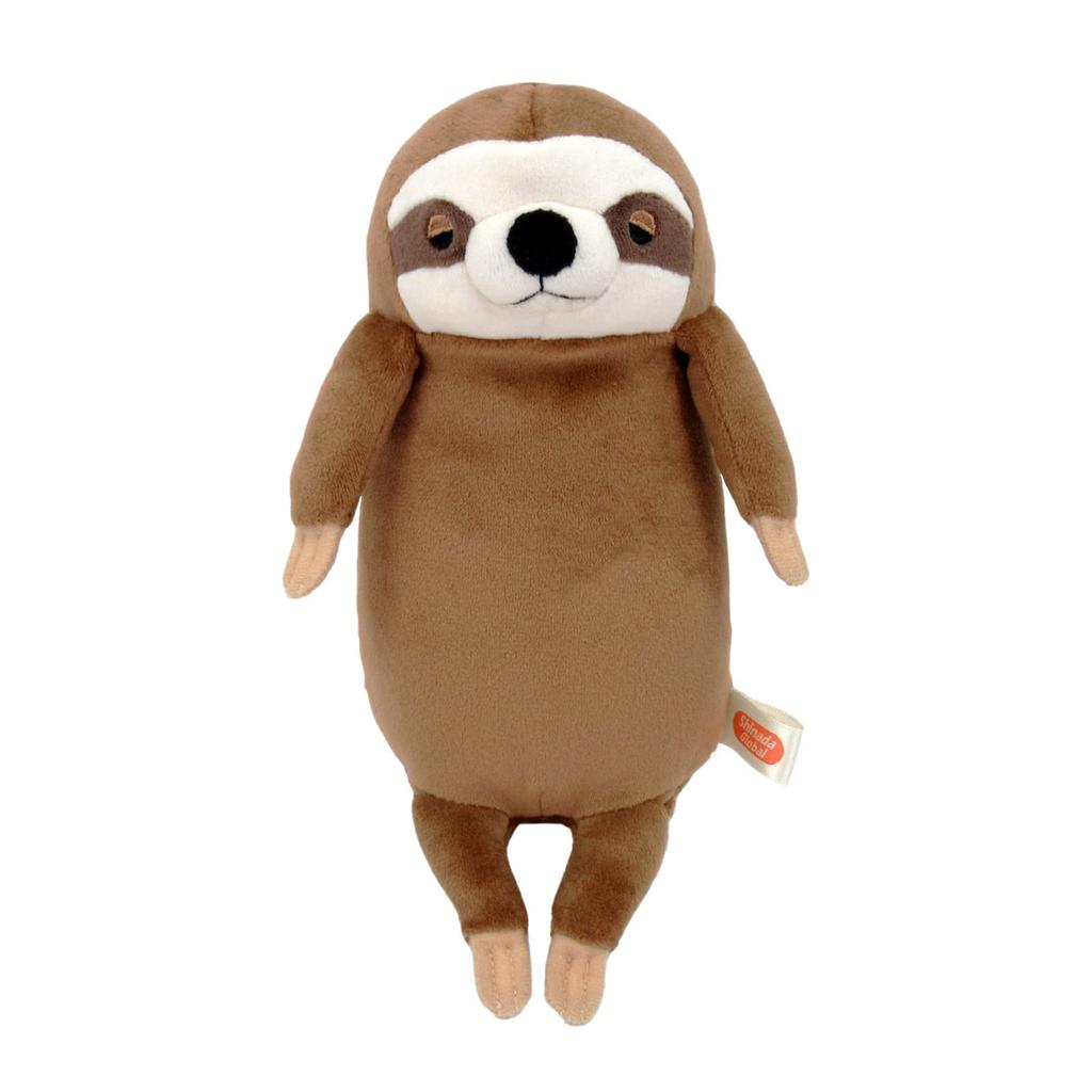Shinada Global Mochi Series Mochi Namake Mochi Pen Pouch Brown 9 X 8 X 18cm Pen Pouch Sloth Animal MPNK-0180B