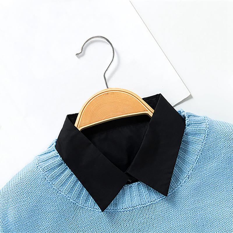 Более длинная рубашка с искусственным воротником, профессиональный женский воротник с искусственным воротником, подходящий по размеру воротник для костюма, экономия