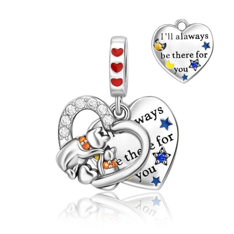 Animal Charms Copper Bear Rabbit Dog Panda Elephant Pig Kapibala Beads Pendants Fit Bracelet Diy Fine Jewelry Gift