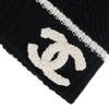Chanel [24K] бархатная шляпа с логотипом-украшением, одинаковый стиль для мужчин и женщин, парный стиль, черная