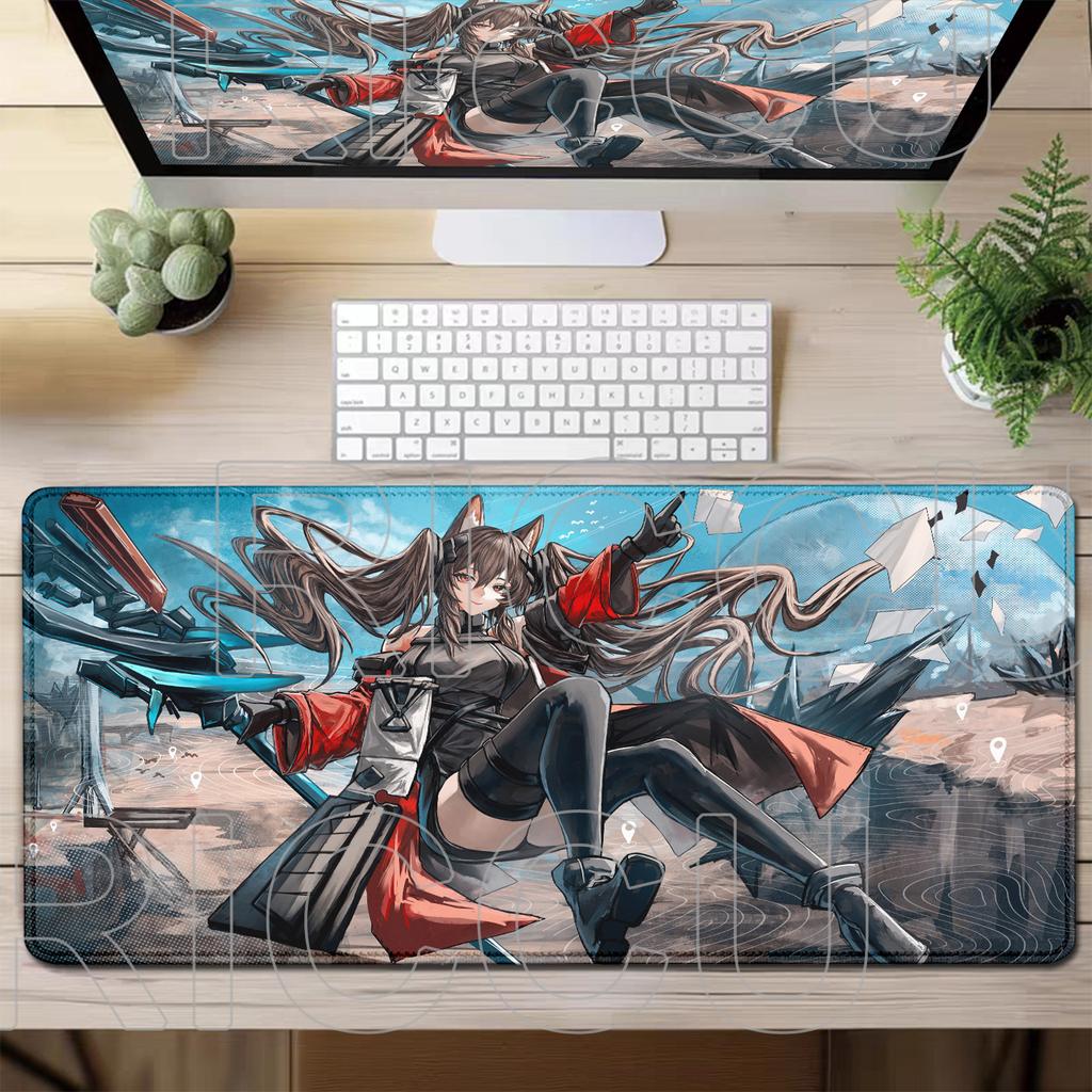 XXL HD Печать Arknights Endfield Gilberta Игровой Коврик для Мыши Ковер Нескользящая Резина Игровой Компьютерный Коврик Настольный коврик Ноутбук Офис Большой