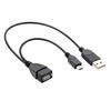 Универсальный MicroUSB OTG Адаптер MicroUSB на USB Кабель-адаптер для Легкого Расширения Подключения Устройств Аксессуар