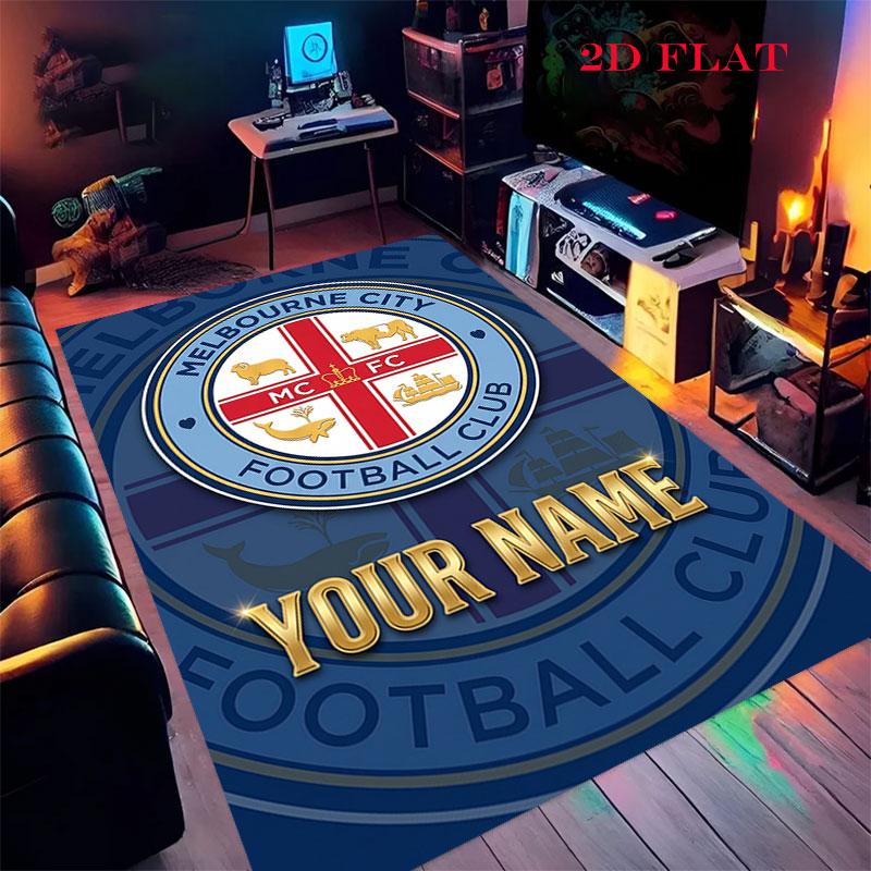Custom Melbourne Fc Carpet Rug for Living Room Bedroom Home Sofa Decoration,Kids play Nonslip Floor Mat