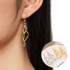 Women Earrings Linear Swirl Female Bright Luster