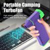 Уличный беспроводной ручной вентилятор 110000 об/мин Компактный фен высокой мощности Портативный кемпинговый турбовентилятор