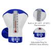 5-inch Float Dispenser Float Cup Pool Spa Chlorine Tablet Dispenser Floater with Thermometer 120 Fahrenheit