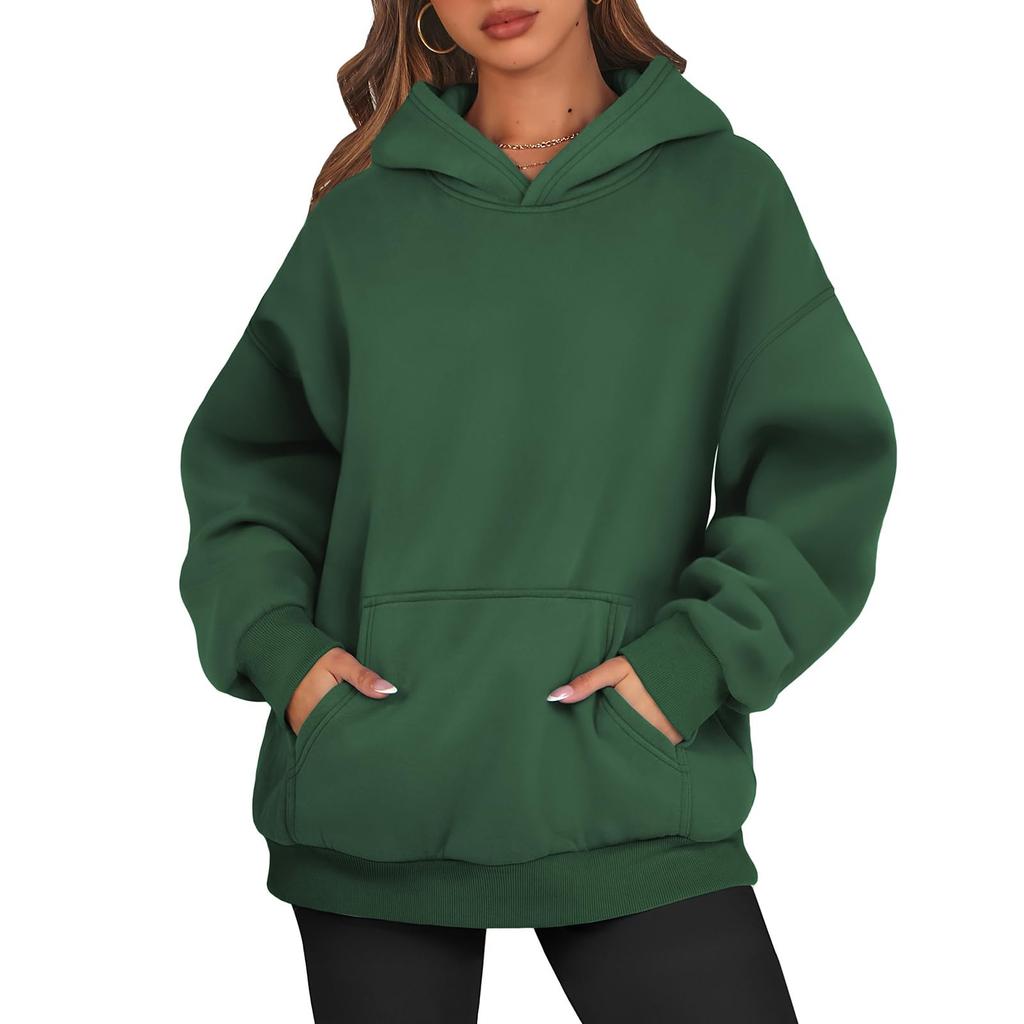 Womens Oversized Sweatshirts Fleece Hoodies Long Sleeve Shirts Pullover Fall Clothes With Pocket