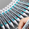 10pcs White Marker Pen, Oily Fine Tipped Marker Pen, Waterproof and Non Fading Paint Markers Art Supplies Classroom Supplies