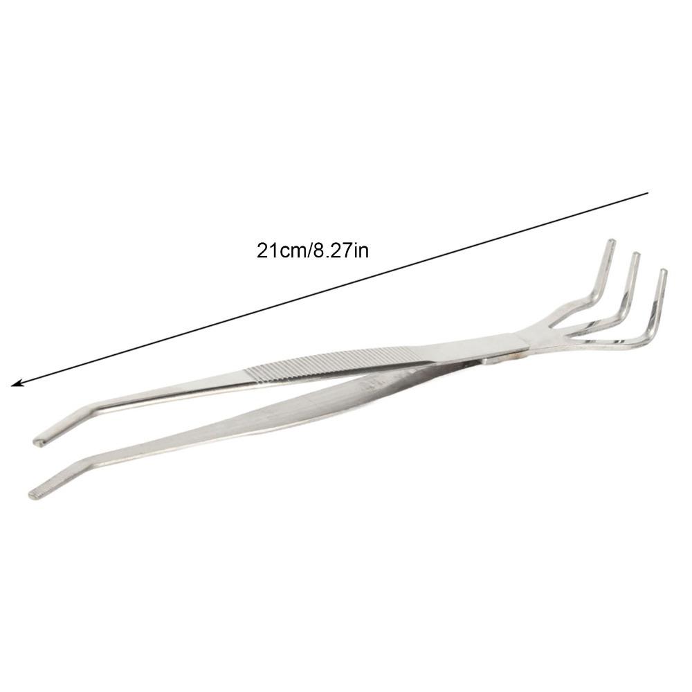 Stainless Steel Bonsai Tweezers Lightweight Gardening Tool Durable Root Rake Potted Plants