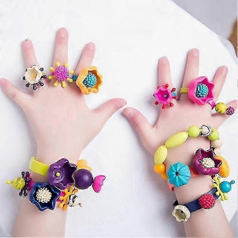 Colourful Pop Beads Jewellery Kit