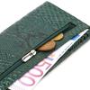 Women's Patent Leather Wallet with Snake Embossing CANPELLINI 21694 Green
