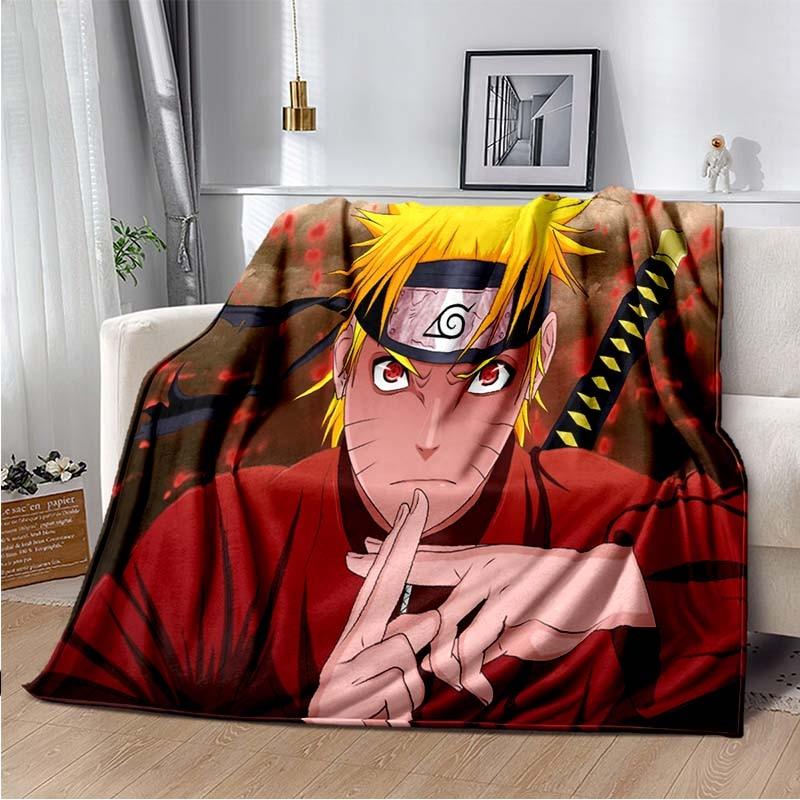 Одеяло Наруто, высококачественное фланелевое теплое мягкое плюшевое одеяло на диван-кровать, подходит для кондиционера, одеяло для сна