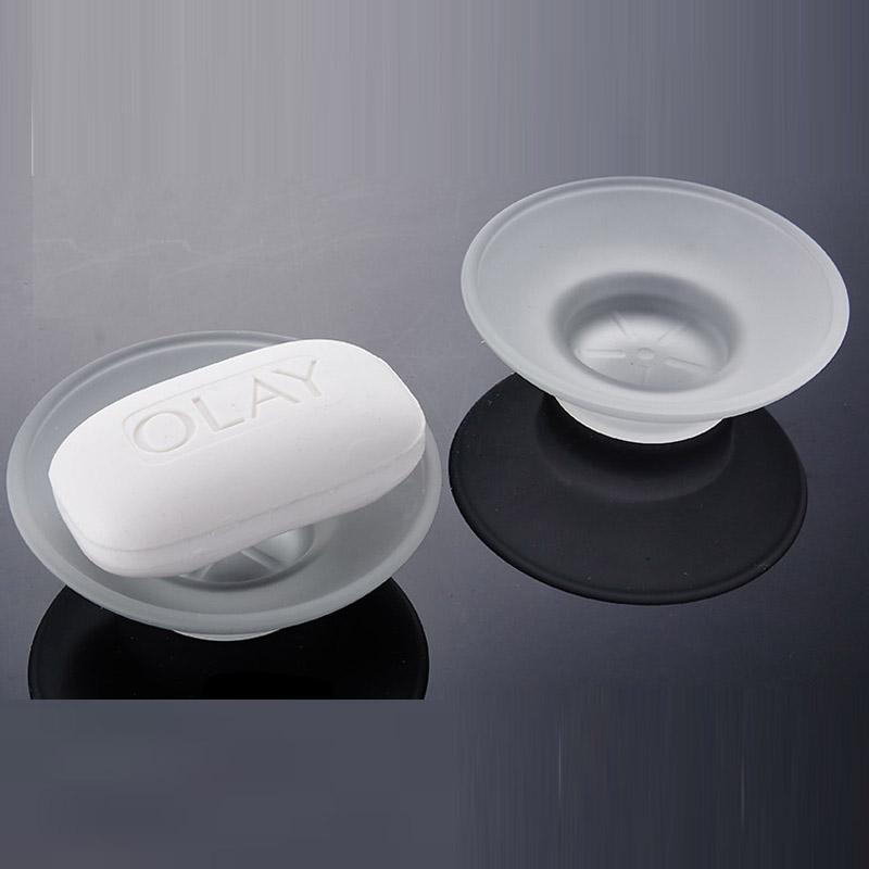 Матовая и прозрачная стеклянная мыльница для ванной комнаты, сменная мыльница для ванной комнаты