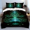 Glowing tree with patterns. Bedding sets Duvet cover sets Duvet covers Pillowcases(1 * Duvet Cover 2 * Pillowcases without duvet insert)