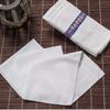 12 Ручной карманный платок из белой ткани 39x39 см Хлопок YM Белый
