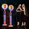 High Quality Portable 12.9 Inch 13 Inch iPad Photo Booth Adjustable Photo Booth Adjustable circular RGB fill light Party Wedding