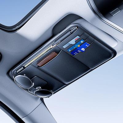 Автомобильные очки Raksonic, солнцезащитный козырек, автомобильные очки, аксессуар, многофункциональные автомобильные очки, удобные в использовании, подходят для всех моделей автомобилей, держатель, карман,