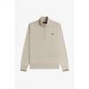 Fred Perry Mens Logo Half Zip Sweatshirt