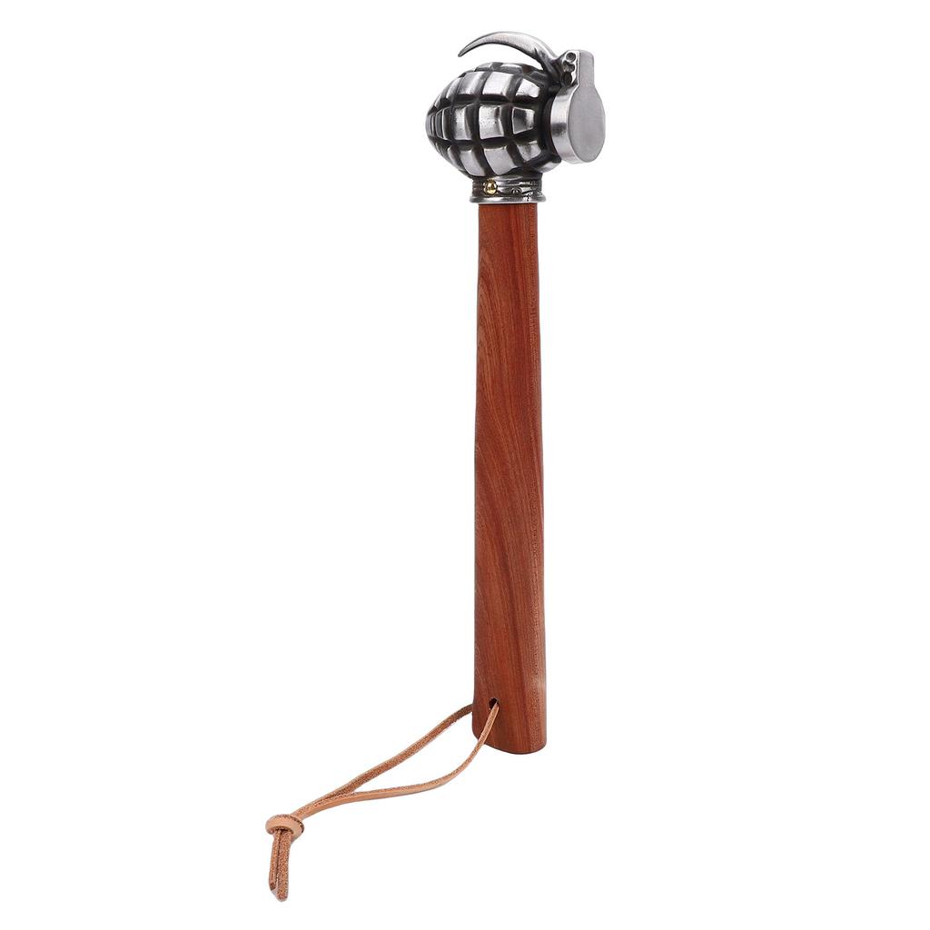 Stainless Steel Hammer, High Carbon Forged Steel Head with Reinforced Wooden Handle with Iron , Ergonomic Non-Slip Grip,