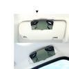 Автомобильный футляр для очков Универсальная система хранения в автомобиле Держатель для солнцезащитных очков Регулируемый зажим для солнцезащитного козырька Для путешествий Важный дорожный аксессуар