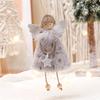 Lovely Christmas Angel Plush Doll Hanging Pendant  Christmas Decoration for Home Christmas Tree Decorations Xmas New Year Gifts