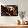 Ретро Металлическая Табличка Револьвер Smith & Wesson, Винтажный 2D Металлический Настенный Декор для Мужской Пещеры, Декор для Домашнего Бара
