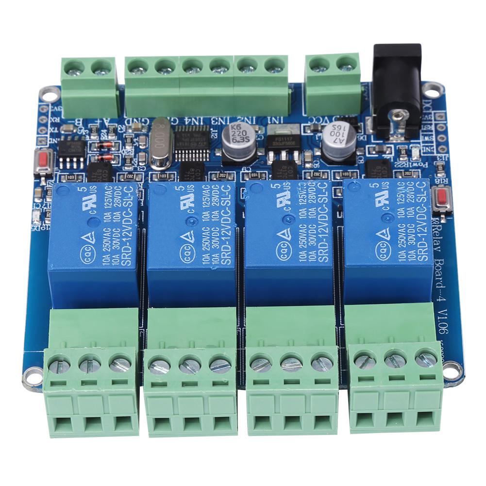 1pc 4 Channel Relay Module Board 8S103F3 Microcontroller