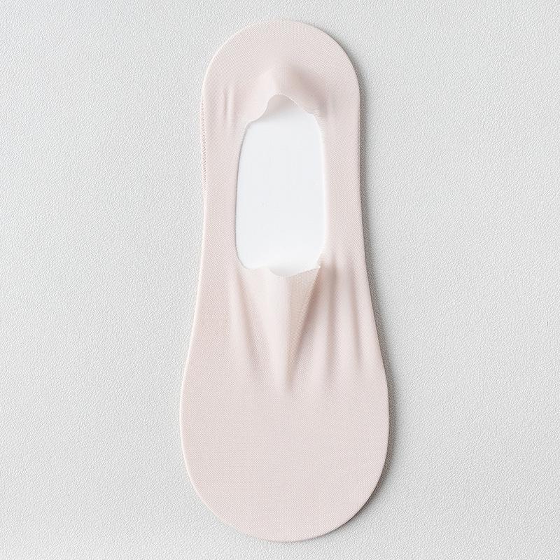 Женские ультратонкие нескользящие летние носки-лодочки: Чистый хлопок, мелкий, с надежной пяткой, подходит для высоких каблуков